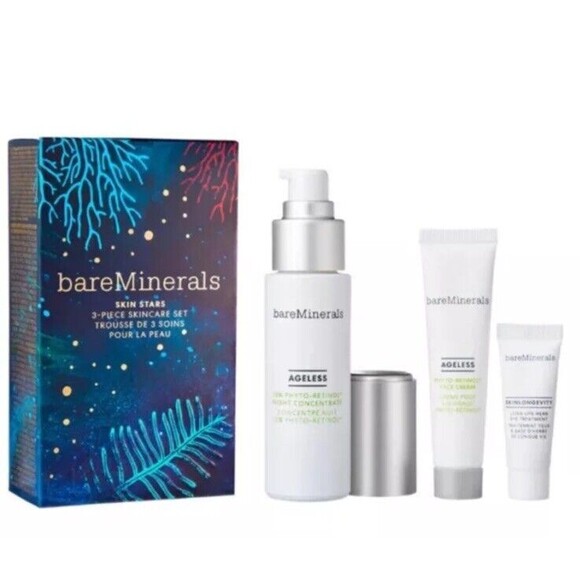 BareMinerals Skin Star 3 Piece Skin Care Set Ageless $97 Value NEW